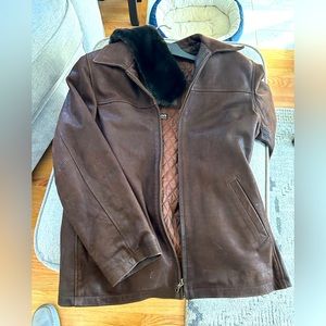 women’s leather jacket